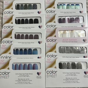 10 sets of Color Street polish strips